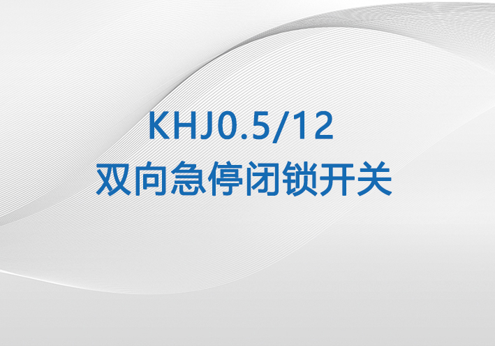 KHJ0.5/12双向急停闭锁开关